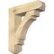 Ekena Millwork Merced Craftsman Rough Sawn Bracket w/ Offset Brace, Douglas Fir, 8"W x 30"D x 34"H BKT0806X30X34MRC04RDF - alternate 1